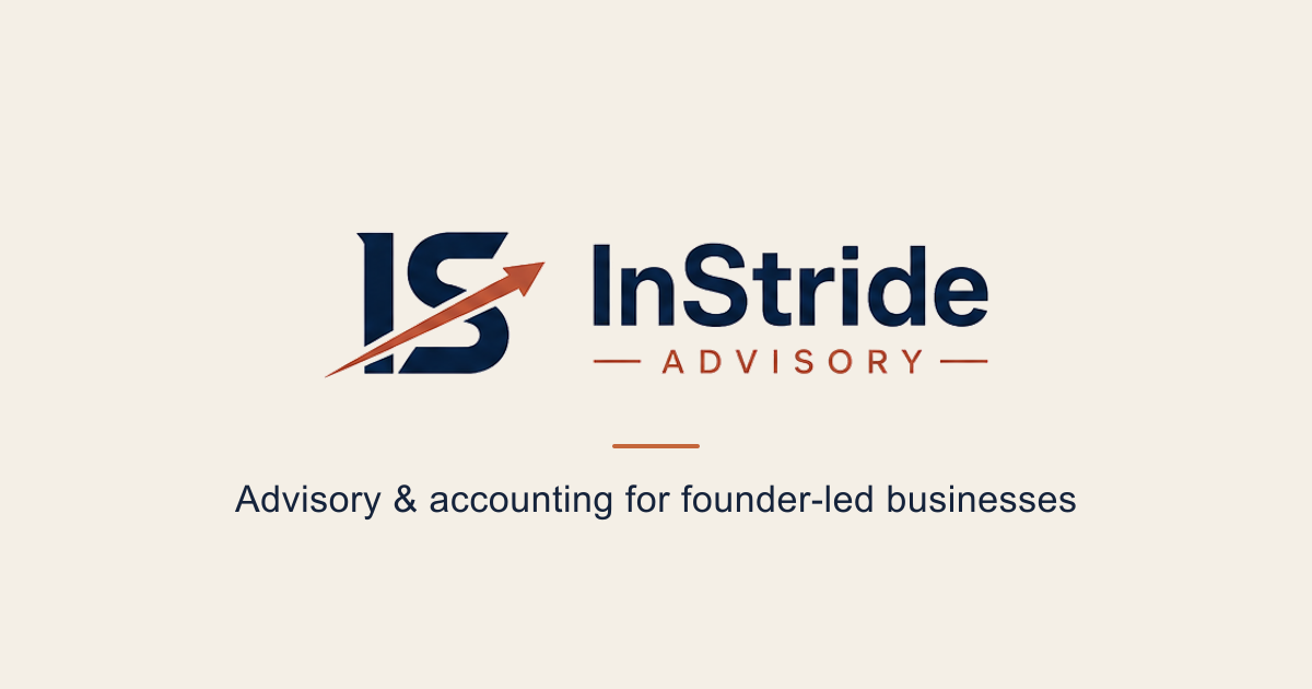 InStride Advisory — The financial leader you wished you had sooner